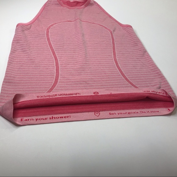 Lululemon High neck swiftly tech tank top 12 pink - Picture 3 of 6